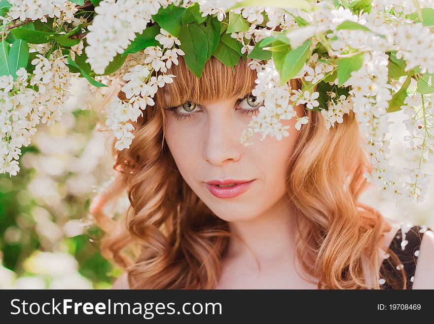 Young Woman In Wreath
