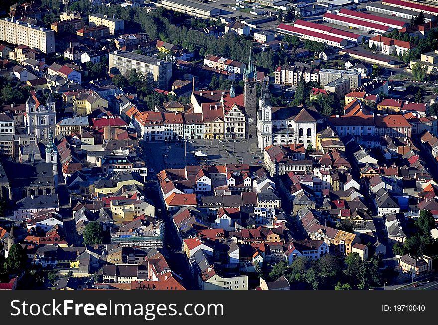 The town of Klatovy - Czech Republic. The town of Klatovy - Czech Republic