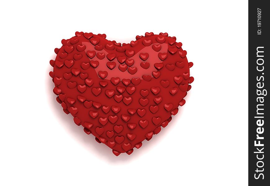 Romantic heart 3d obje good :)