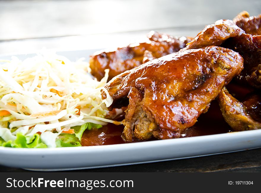 Fried Chicken Wings.