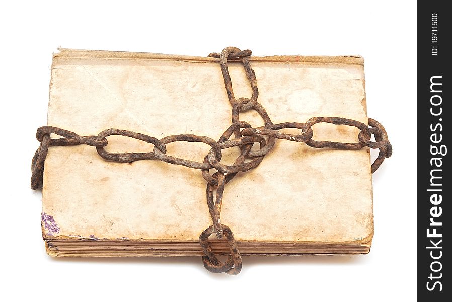 Old Book With Chain