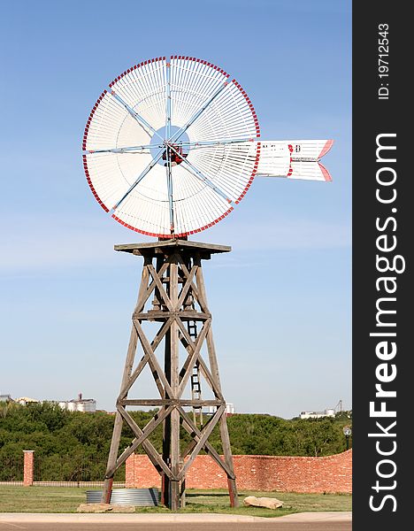 Old fashioned wind mill