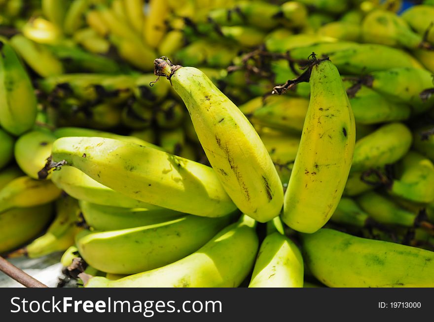 Image of banana on market