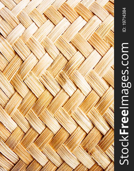 Weave handmade natural asian background in Thai
