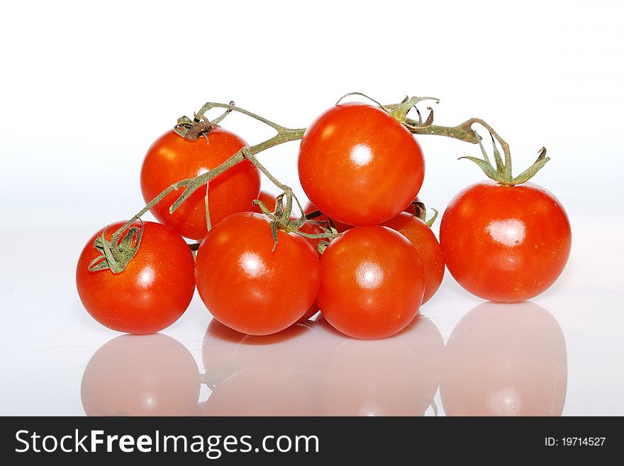 Great view of ripe juicy red tomatoes. Great view of ripe juicy red tomatoes