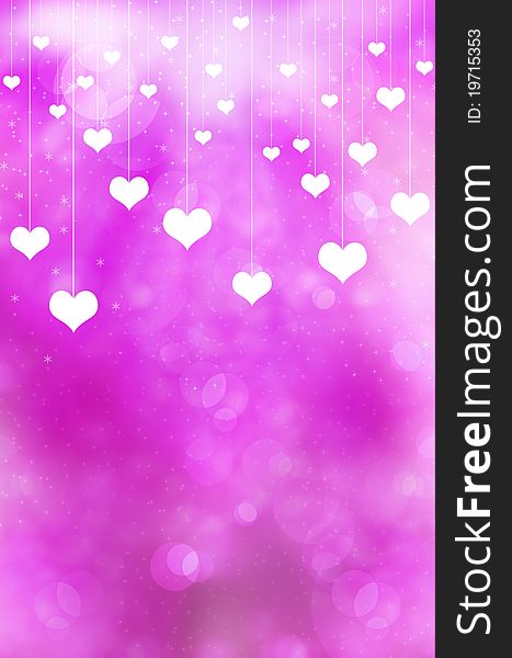 Abstract Background with a heart