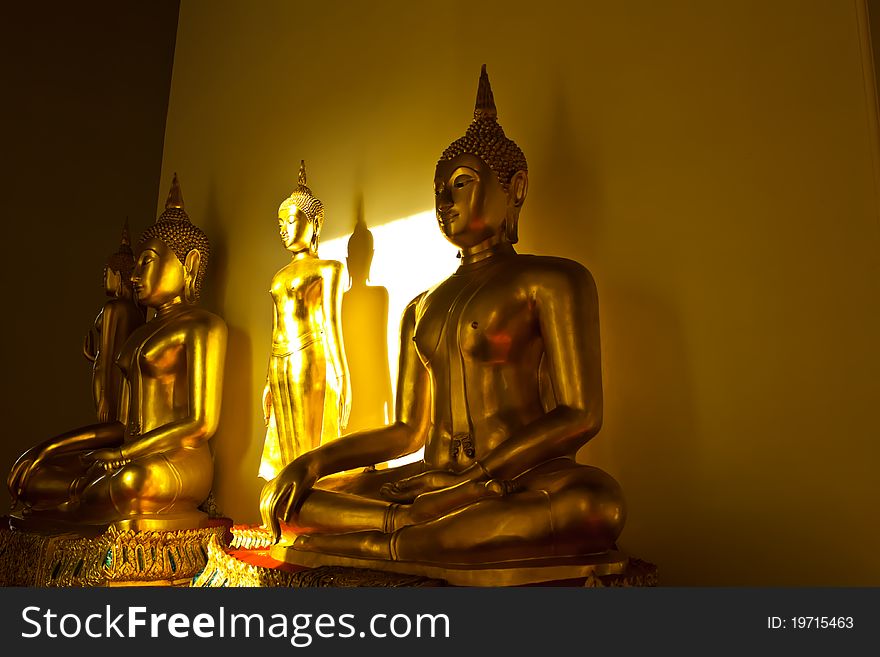 Old Budda In Thai Style