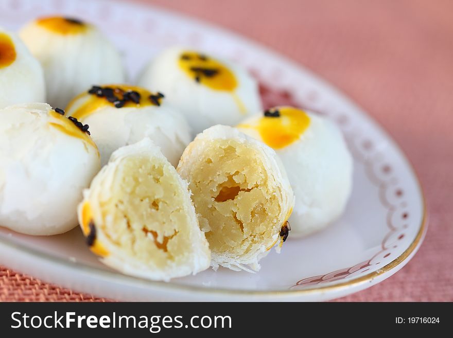 Thai style dessert, made from bean and flour