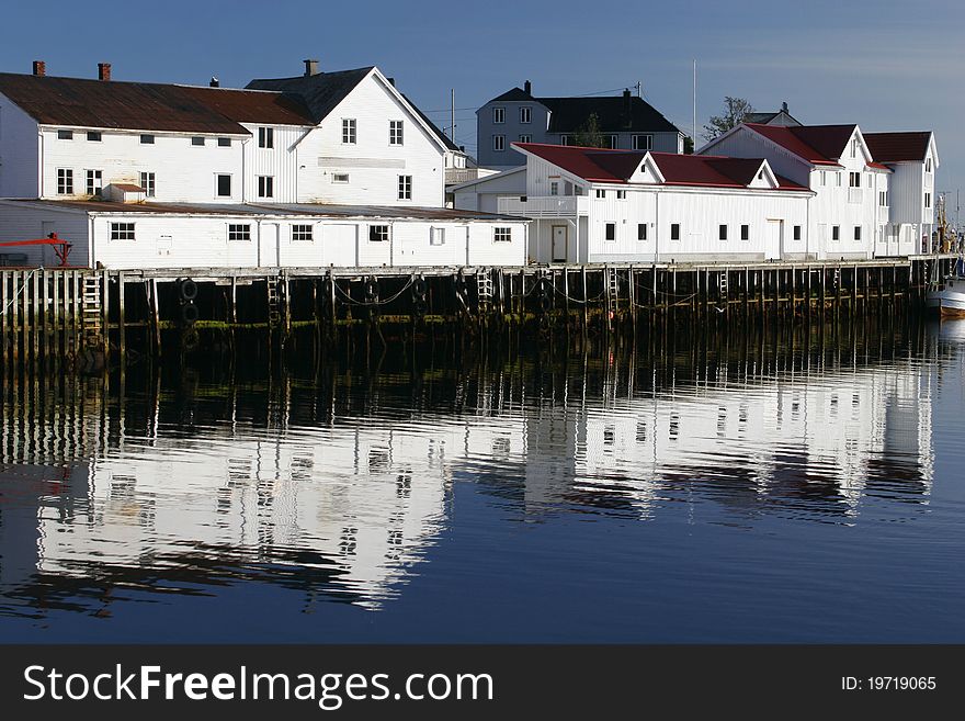 Seaside houses in Lofoten