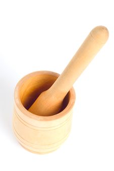 Wooden Pounder And Pestle Stock Photography Wooden Pounder And Pestle Stock Photography