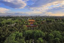 Beijing City Central Axis Skyline Sunrise Royalty Free Stock Photos Beijing City Central Axis Skyline Sunrise Royalty Free Stock Photos