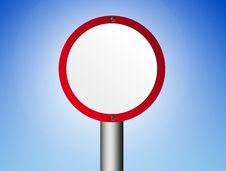 Blank Sign Royalty Free Stock Photography Blank Sign Royalty Free Stock Photography