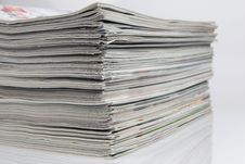 Stack Of Magazines Stock Image Stack Of Magazines Stock Image