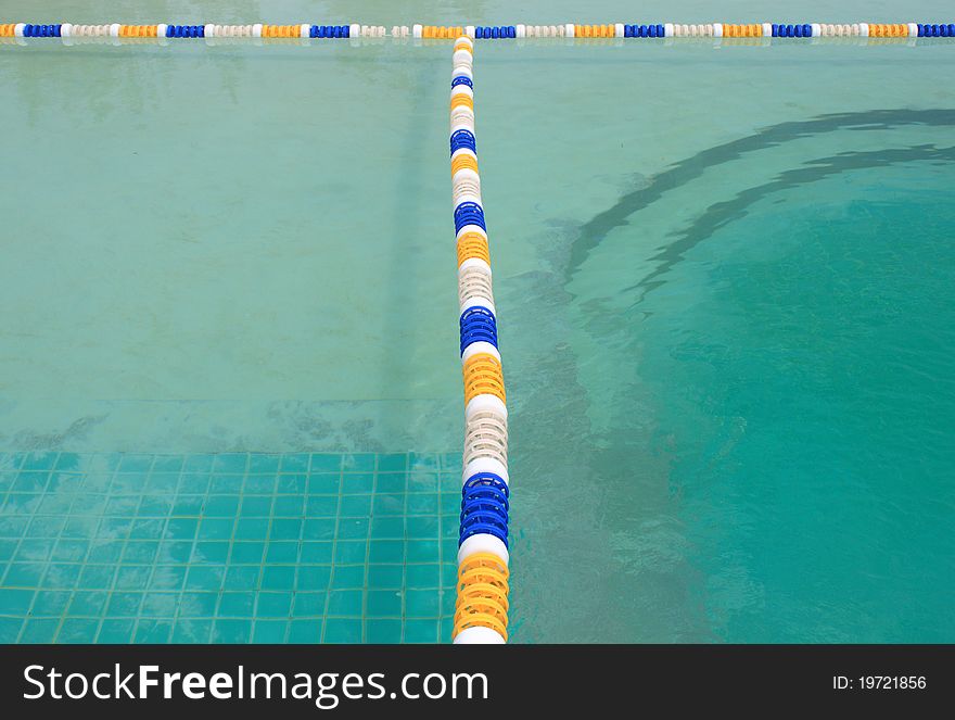 Swimming pool in the resort