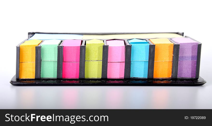 Multicolored post it notes