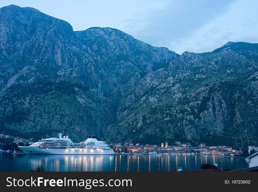 Twilight In Kotor, Montenegro