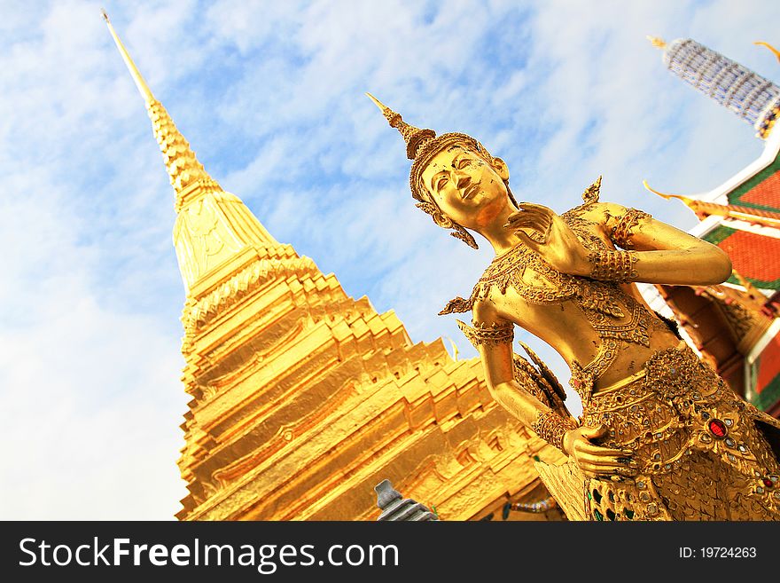 Kinnaree at Wat Phra Kaew