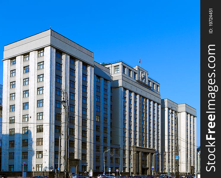 State Duma (parliament) building of Russia, Moscow, Russia