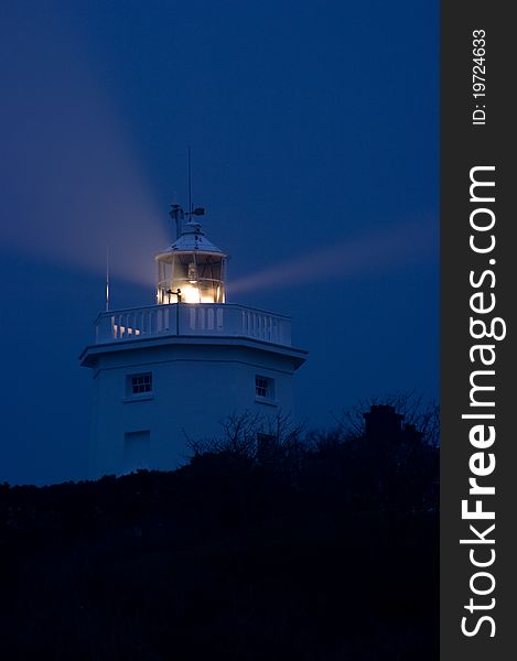 A night shot of Cromer lighthouse. A night shot of Cromer lighthouse