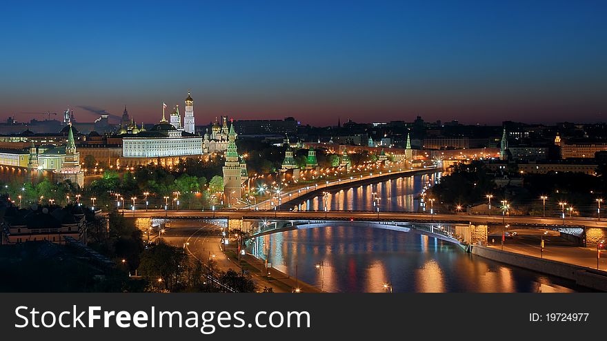 The Moscow Kremlin At Morning