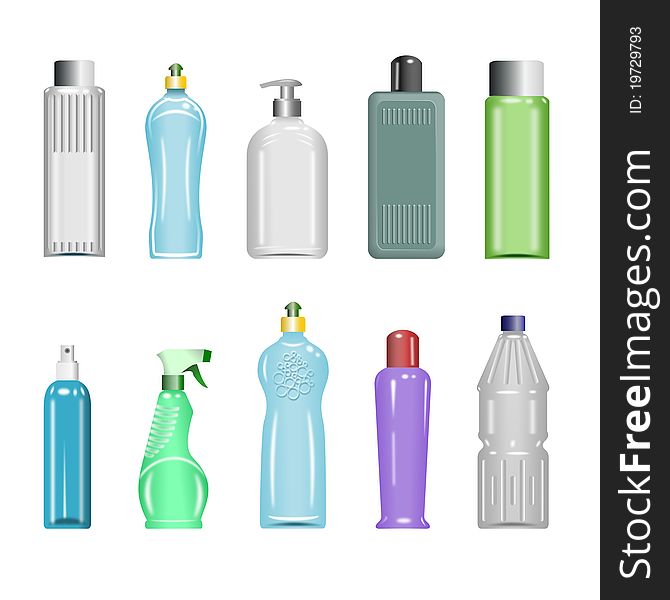 Plastic Bottles Set 5