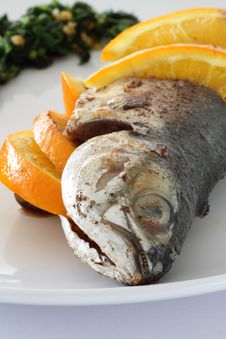 Fried Mackerel With Salsa Verde Stock Photos Fried Mackerel With Salsa Verde Stock Photos
