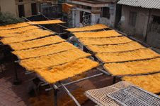 Noodles Drying - 03 Royalty Free Stock Photography Noodles Drying - 03 Royalty Free Stock Photography