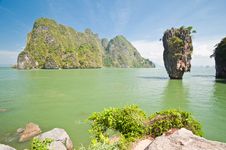 James Bond Island Or Khao Tapu Island Royalty Free Stock Photos