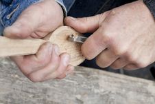 Wood Carving Stock Image