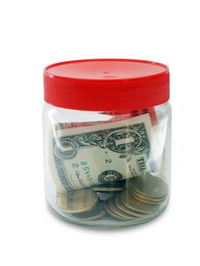 Money In Jar Stock Image Money In Jar Stock Image