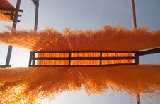 Noodles Drying - 08 Royalty Free Stock Photos Noodles Drying - 08 Royalty Free Stock Photos