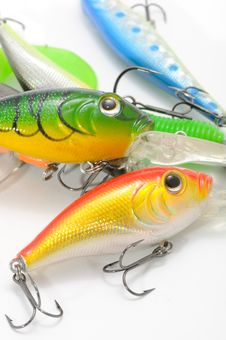 Fishing Lures (Wobblers) Royalty Free Stock Image Fishing Lures (Wobblers) Royalty Free Stock Image
