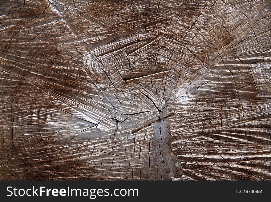 Texture of the wood