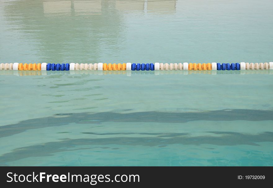 Swimming pool in the resort