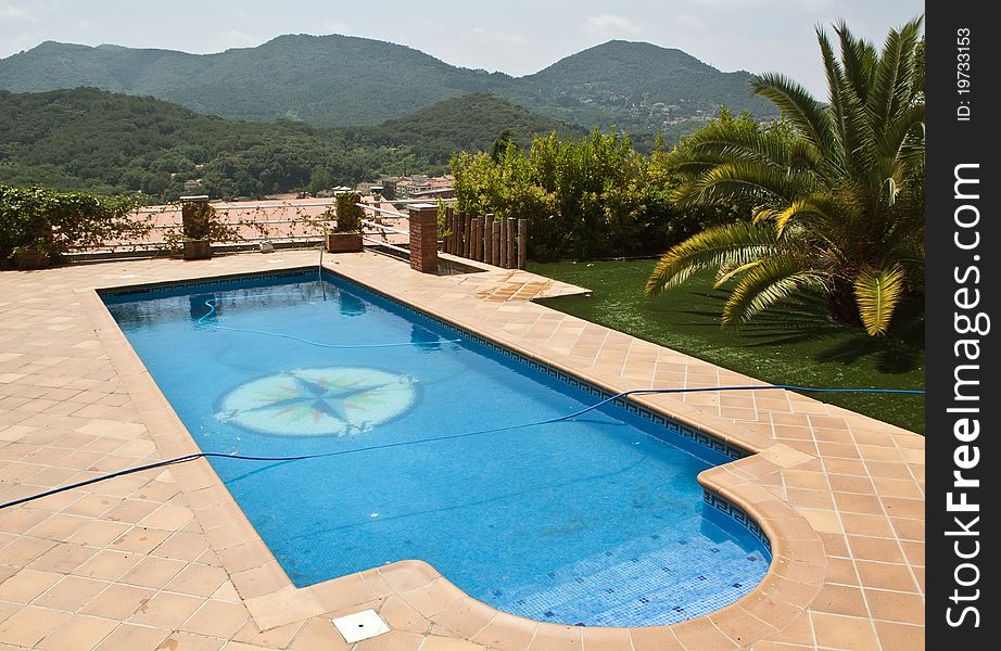 Pool At A Country House