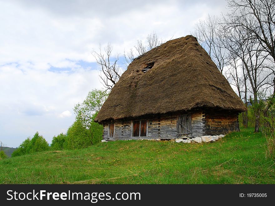 A typical hut for animals in Apuseni Mountains, Romania. A typical hut for animals in Apuseni Mountains, Romania