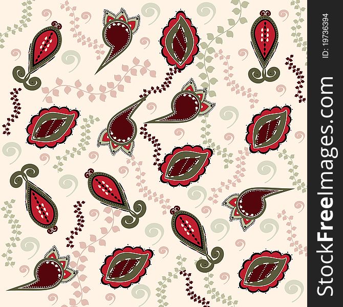 Abstract floral background. Vector eps10 illustration