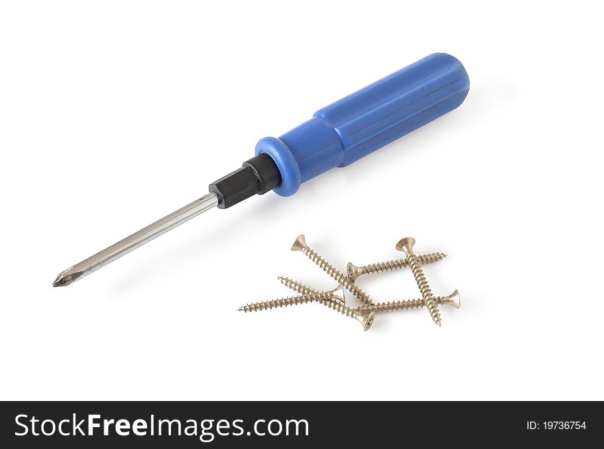 Screwdriver with nails