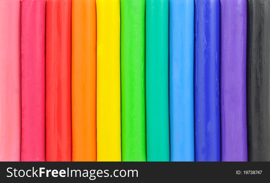 Colorful clay plasticine as background. Colorful clay plasticine as background
