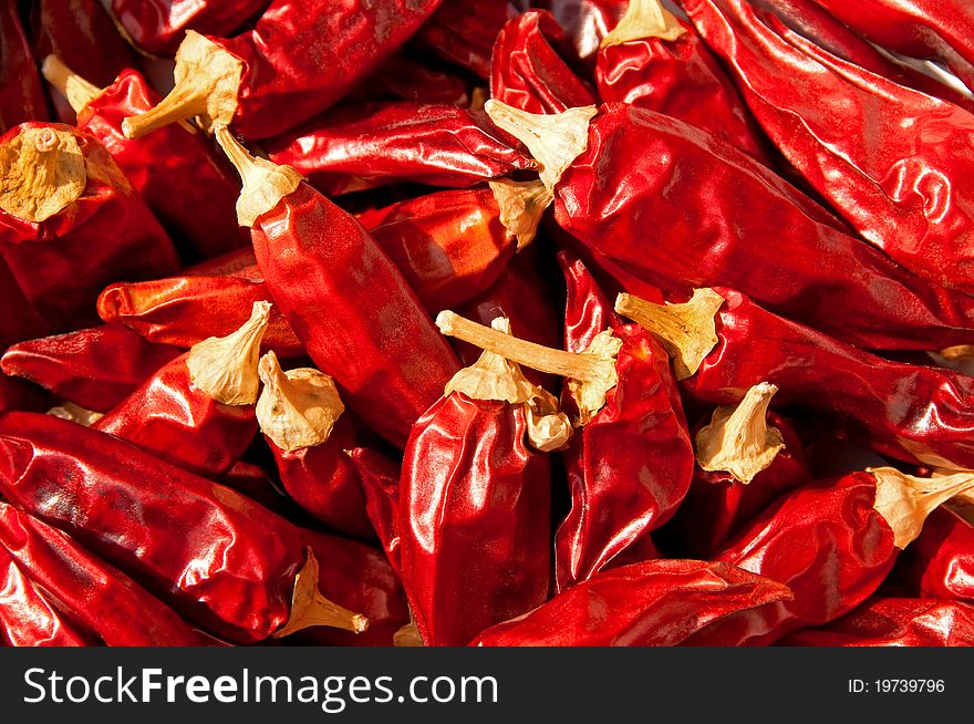 Dried Red Chilies are spicy and hot