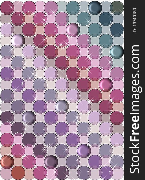 Background image of glittering cirles and dots, in Blues to purples - berry colours. Background image of glittering cirles and dots, in Blues to purples - berry colours