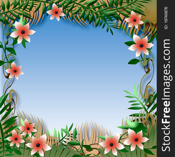 Tropical View Frame