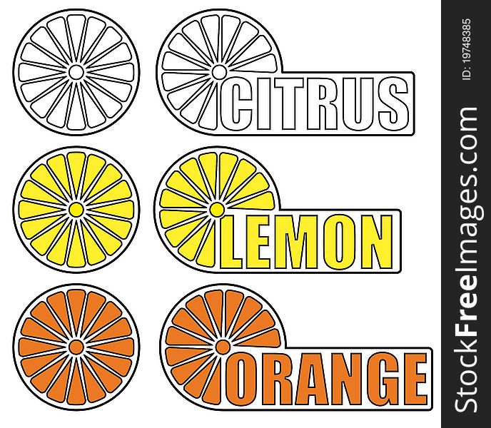 Citrus Lemon And Orange