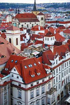Roofs Of Prague Stock Images Roofs Of Prague Stock Images