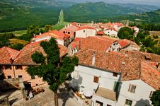 Hill Top Town In Croatia Stock Images Hill Top Town In Croatia Stock Images