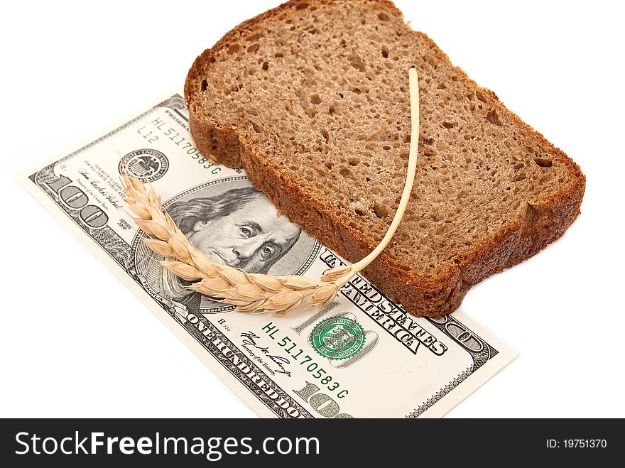 Dollar with slice bread