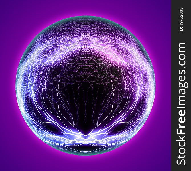 The glass electric ball. The concept of energy and power. The glass electric ball. The concept of energy and power.