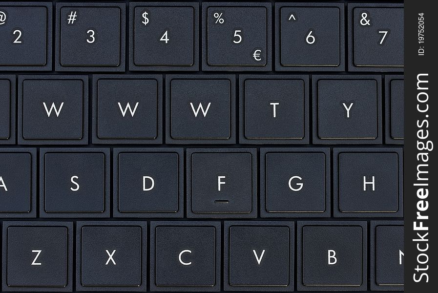 Closeup of internet word www on laptop keyboard. Closeup of internet word www on laptop keyboard