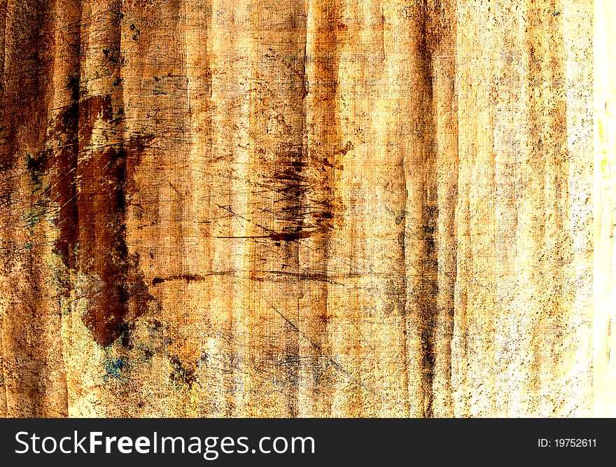 Old dark grunge papyrus background