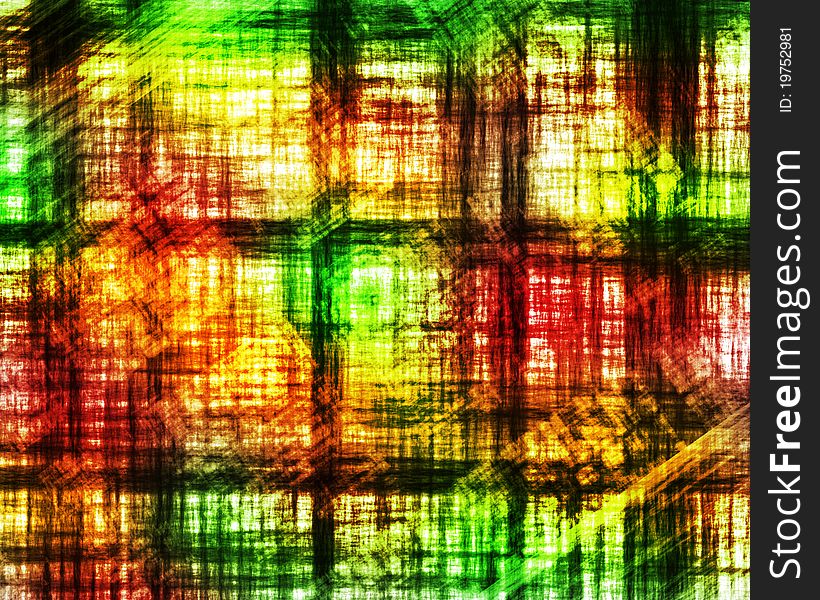 Abstract checked colorful grunge background. Abstract checked colorful grunge background